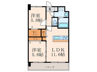 アルティザ小倉の物件間取画像